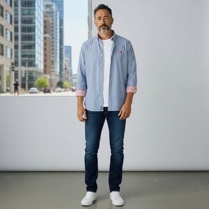 Thomas Pink Jermyn Street London Casual Shirt - Size XL